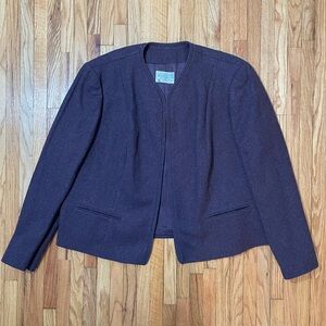 PENDLETON - Plum Wool Blazer